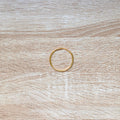 Anneau en métal doré de 5cm