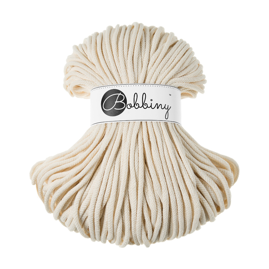 Corde tressée 5mm coloris Natural 