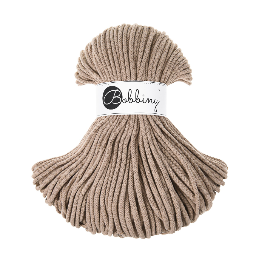 Corde tressée 5mm coloris Sand