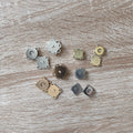 Fermeture bouton aimanté de 14 ou 18 mm or ou argent