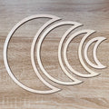 Support en bois, lune en bois disponible en 10, 15, 20 ou 25 cm 