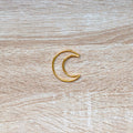 Lune en métal doré de 5cm