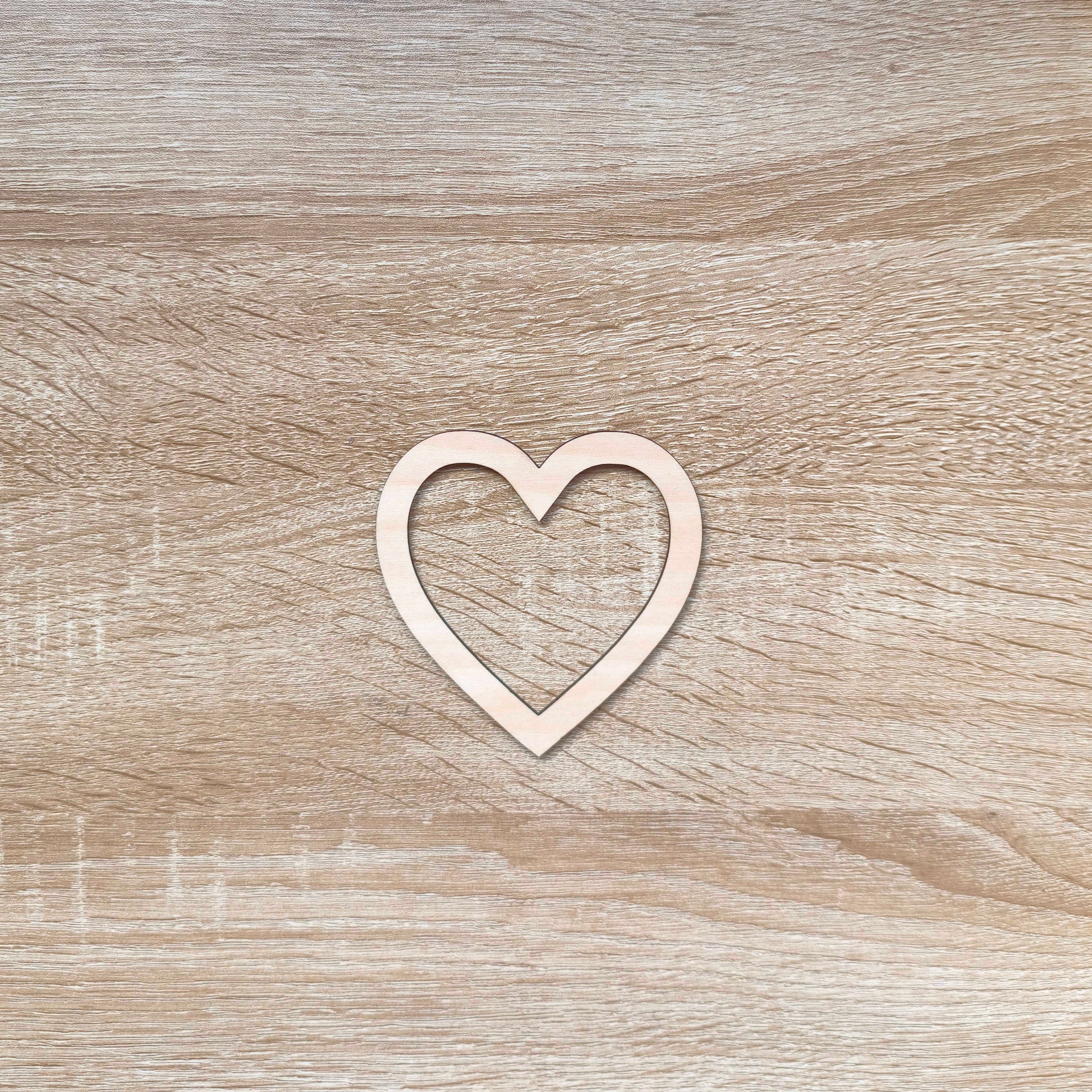 Support en forme de coeur de 10cm