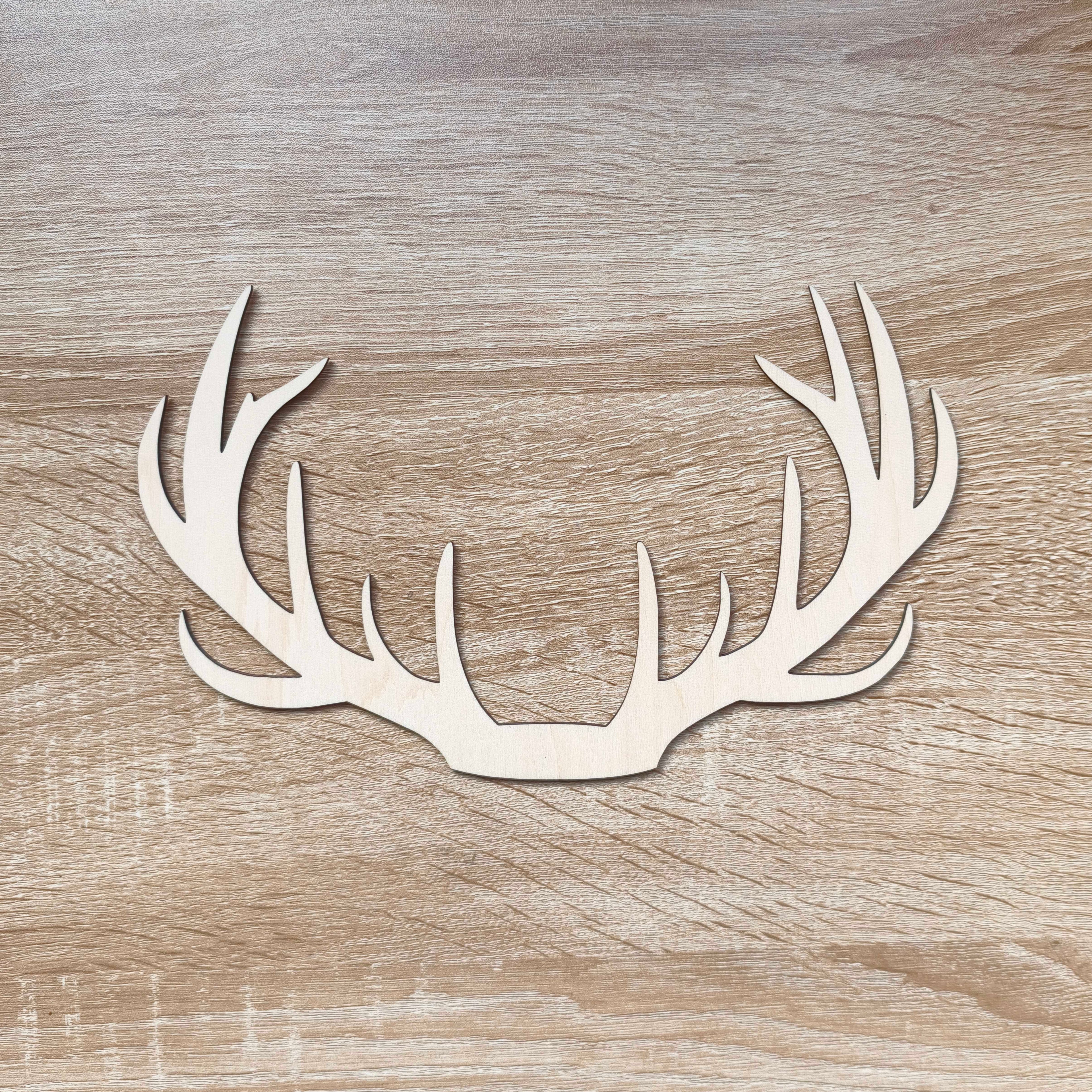 Corne de cerf en bois 25cm