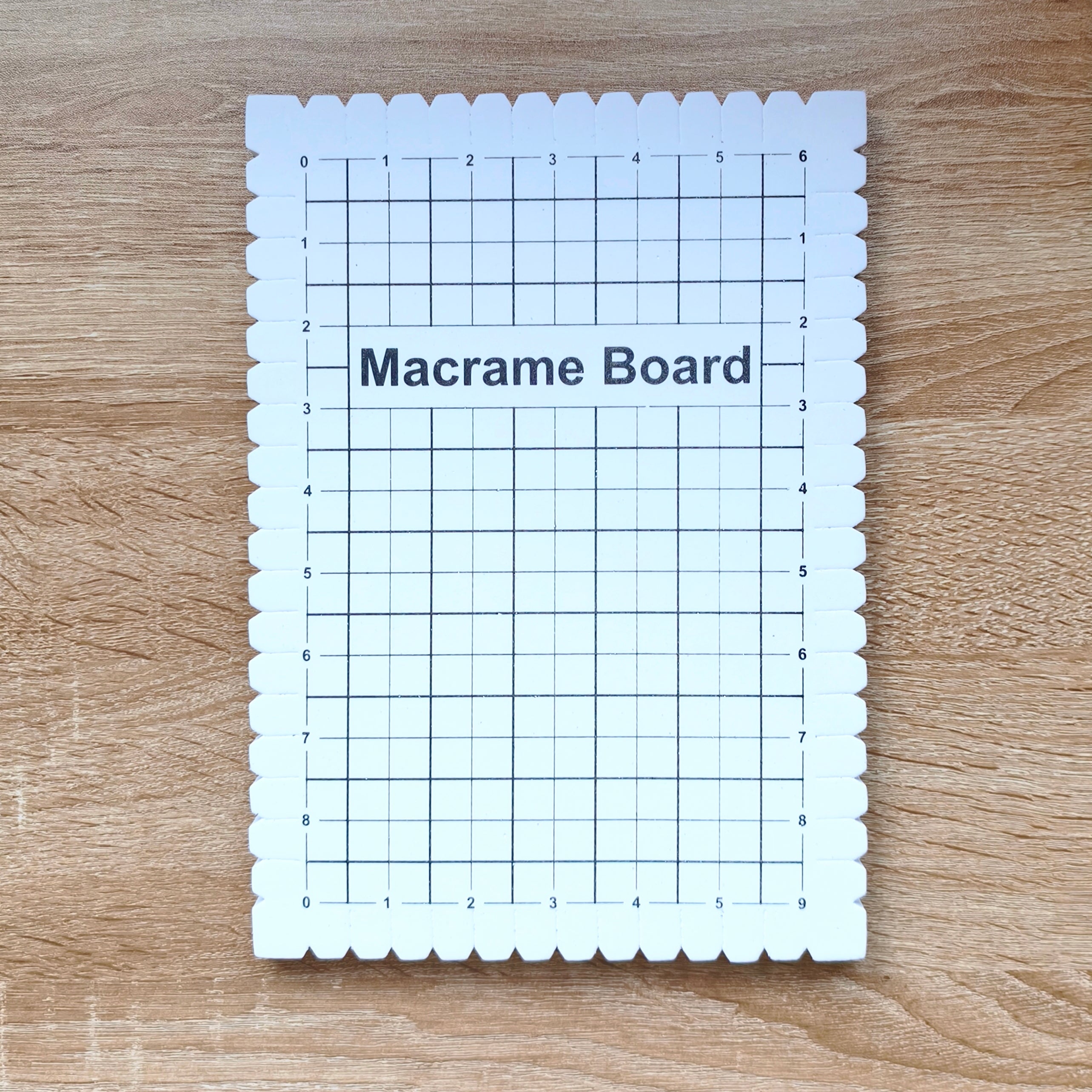 Planche en mousse pour le macrame, macramé board