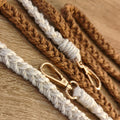 Anse en macramé tressée